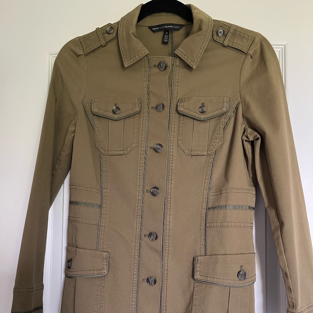 NWOT WHBM MILITARY JACKET